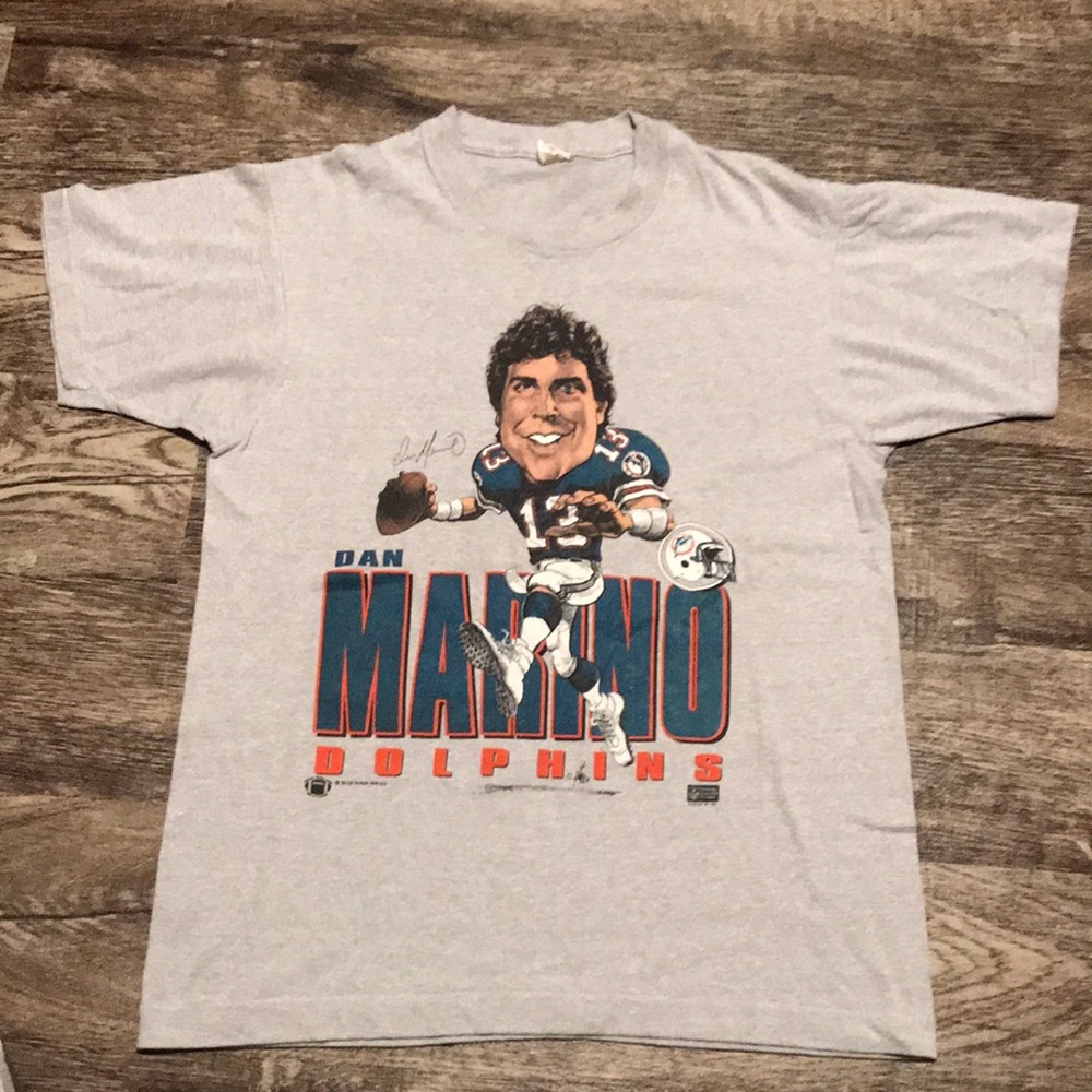 🔥VINTAGE 1987 Miami Dolphins Dan Marino Tee